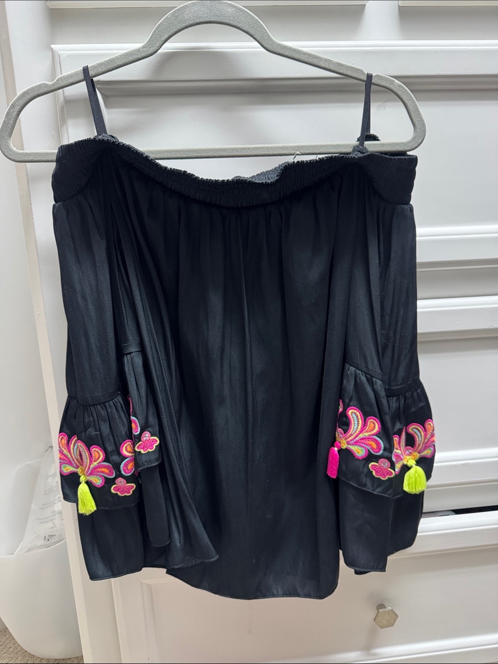 Lilly Pulitzer Off the Shoulder Embroidered ‘Tobyn’ Top